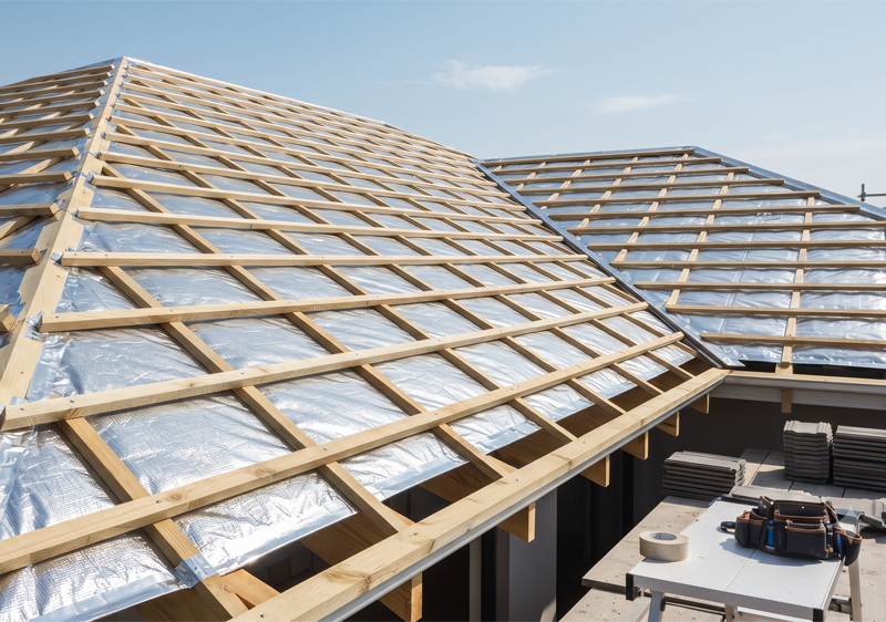 Manta térmica aluminizada: como ela melhora o conforto e protege a cobertura da obra